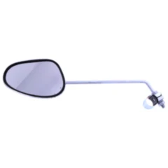 Spiegel oval verchromt links