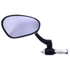 Lenkerendenspiegel chrom oval für Universal