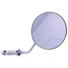 Lenkerendenspiegel chrom rund rechts