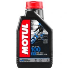 2 - Takt - Motoröl 1 Liter Motul mineralisch 100 passend für: Aprilia RS, Rally, Red Rose