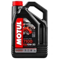 Motul 7100 4T 10W30 Synthetisches Motoröl für Motorräder 4 l