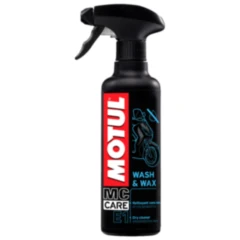 Motorradreiniger E1 Wash & Wax 400 ml für Motorräder