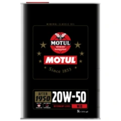 Motoröl 20W50 für Oldtimer und klassische Motorräder