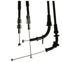 Gaszug Satz verlängert für Superbike-Umbauten