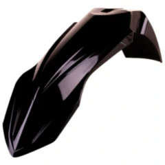 Schwarzes Vorder-Schmutzblech von Polisport