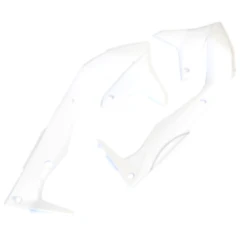 Kühlerabdeckung weiß Satz passend für: Kawasaki KX