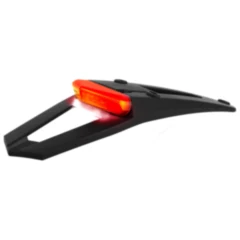 Schutzblechverlängerung LED hinten schwarz für Motorräder