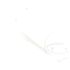 Polisport Schutzblech hinten weiß