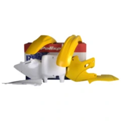 Komplettkit für Motorräder gelb/weiß 7161450