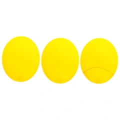 Startnummerntafel Dunkelgelb 3 Stück