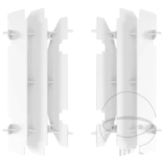 Kühlerlamellen Kit weiß für Motorräder