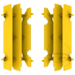 Kühlerlamellen Satz für Motorräder – Gelb 01
