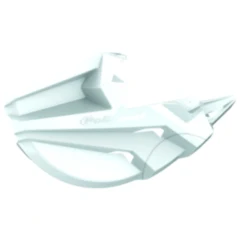 Bremsscheibenprotektor für Motorräder – weiße untere Hälfte