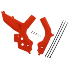 Rahmenprotektor Set Orange für Motorräder