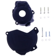 Kupplung/Zündungsdeckel Protektor blau Satz passend für: Husqvarna FC