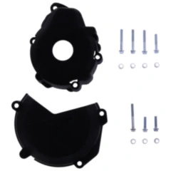 Kupplung/Zündungsdeckel Protektor schwarz Satz passend für: Husqvarna FE 7162550