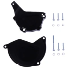 Kupplung/Zündungsdeckel Protektor schwarz Satz passend für: Husqvarna FE 7162556