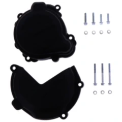 Kupplung/Zündungsdeckel Protektor schwarz Satz passend für: Beta RR, Xtrainer