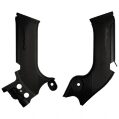 Rahmenprotektor schwarz Satz passend für: Kawasaki KX