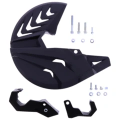 Bremsscheibe+Gabelprotektor unten grau / schwarz passend für: Husqvarna FC, FE, TE, TC