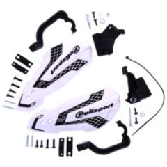 Handprotektor MX Flow weiß / schwarz Satz passend für: Beta RR