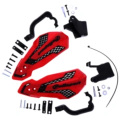 Handprotektor MX Flow rot 04 / schwarz Satz passend für: Honda CRF, CR