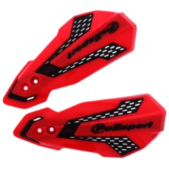Handprotektor Schale MX Flow rot/schwarz für Motorräder