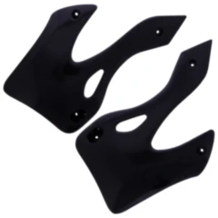 Kühlerabdeckung schwarz Satz passend für: Kawasaki KX 7163479