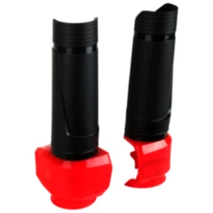 Gabelprotektor Set Universell schwarz/rot