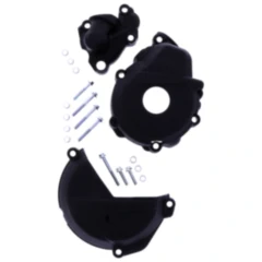 Kupplung/Zündungsdeckel Protektor schwarz Satz passend für: Gas Gas EC 7163596