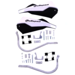 Handprotektor Trail Blazer weiß / schwarz passend für: CFMOTO MT