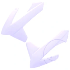 Kühlerlamellen Satz weiß passend für: Sherco SEF, SE