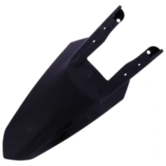 Schwarzes Schutzblech für Motorräder