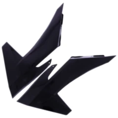 Kühlerguards Set schwarz für Motorräder