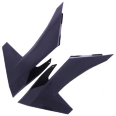 Kühlerlamellen Satz schwarz/grau für Motorräder