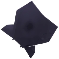 Startnummerntafel grau für Motorräder