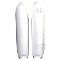 Gabelprotektor in Weiß für Motorräder