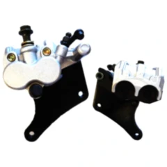 Bremssattel silber passend für: Kymco Grand Dink, Yager