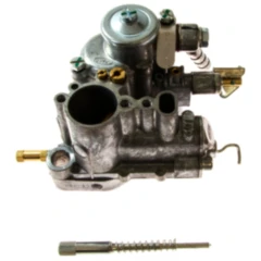 Vergaser silber 24 - 24E Dellorto mit Ölanschluss passend für: Vespa PX, P