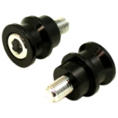 M10 Aufnahmehülse aus Aluminium schwarz für Motorräder