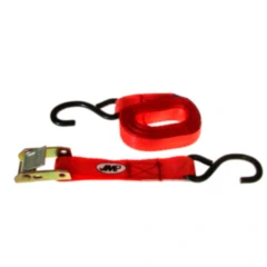 Zurrgurt 25 mm/4.5 Meter mit Klemmschloss und S-Haken für Motorräder