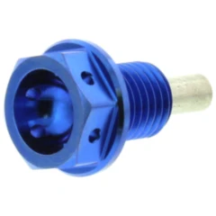 Ölablassschraube magnetisch JMP Bolt M12X1. 5 mm 15 mm Titan blau passend für: Honda TRX, CB, CBR