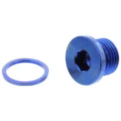 Ölablassschraube magnetisch JMP Bolt M16X1. 5 mm 10 mm Titan blau passend für: BMW F (900, 850, 750, 800), C