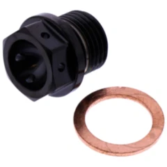 Ölablassschraube magnetisch JMP Bolt M16X1. 5 mm 12 mm Titan schwarz passend für: BMW S, R, M