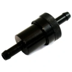 Kraftstofffilter Aluminium schwarz für Motorräder
