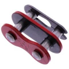 RK Clipschloss für Motorräder rot 420 SB