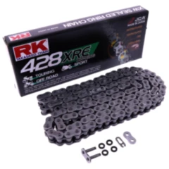 RK XW - Ringkette 428XRE/128 Kette offen mit Clipschloss passend für: Motorhispania Duna, RX, MH7