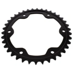 Kettenrad 38 Zähne 525 Teilung schwarz für Motorräder