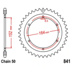 Kettenrad 42Z für: JT Sprockets