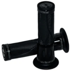 Griffgummi 728 schwarz Alu D.22/25mm geschlossen für Scooter